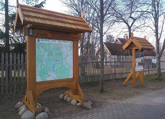 Grafika 5: Nowe zagospodarowanie edukacyjno - turystyczne Wdzydzkiego Parku Krajobrazowego
