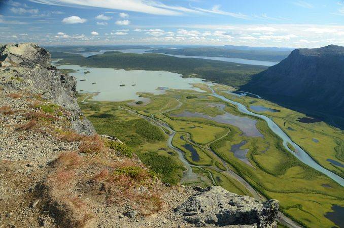 Parki narodowe szwedzkiej Laponii grafika