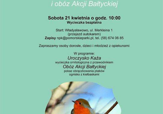 Grafika 1: Wycieczka ornitologiczna - uroczysko Każa i obóz Akcji Bałtyckiej