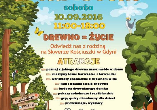 Grafika Zapraszamy na Festyn Leśny
