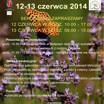 Grafika Dni Otwarte Ogrodu Roślin Leczniczych GUMed