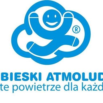 Grafika „Niebieski Atmoludek - czyste powietrze dla każdego”