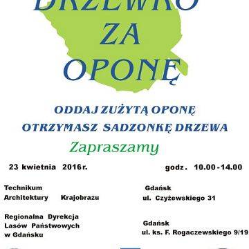 Grafika Drzewko za oponę