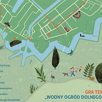 Grafika Wodny ogród Dolnego Miasta