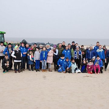 Grafika Posprzątaliśmy plaże i wydmy w rezerwacie „Mewia Łacha”