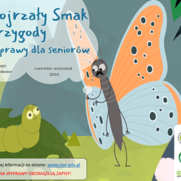 Dojrzały Smak Przygody - cykl warsztatów terenowych dla seniorów Grafika Dojrzały Smak Przygody - cykl warsztatów terenowych dla seniorów