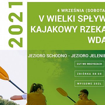 Grafika V Wielki Spływ Kajakowy rzeką Wdą
