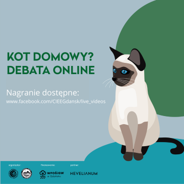 Debata "Kot domowy" - wspomnienie w Światowym Dniu Kota Grafika Debata "Kot domowy" - wspomnienie w Światowym Dniu Kota