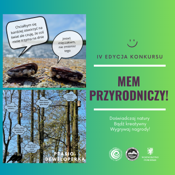 Grafika IV edycja konkursu "Mem przyrodniczy"