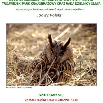Sowy Polski na spotkaniu Trójmiejskiej Grupy OTOP Grafika Sowy Polski na spotkaniu Trójmiejskiej Grupy OTOP