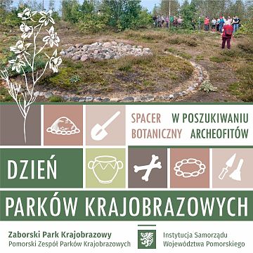Grafika Dzień Parków Krajobrazowych - zwiedzaliśmy okolice Leśna