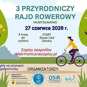3 Przyrodniczy Rajd Rowerowy - Zaproszenie Grafika 3 Przyrodniczy Rajd Rowerowy - Zaproszenie