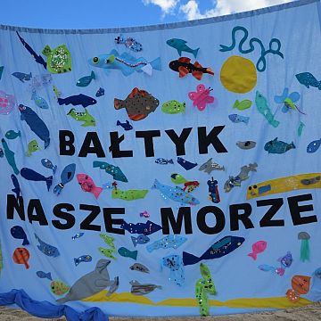 Grafika Nadmorski Park Krajobrazowy na I Bałtyckim Pikniku Ekologicznym
