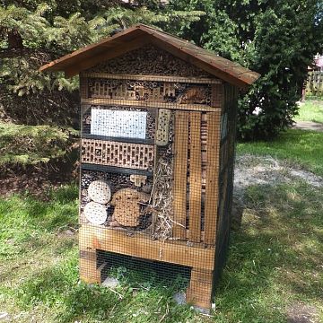 Grafika Przy siedzibie NPK stanął hotel dla owadów