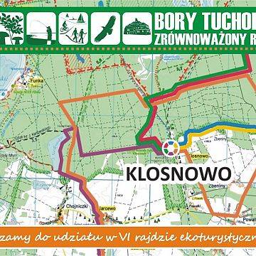 Grafika Zapraszamy na VI Rajd Ekoturystyczny