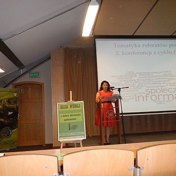 Grafika Po raz kolejny uczestniczyliśmy  w ogólnopolskiej konferencji "Ekologia informacji"
