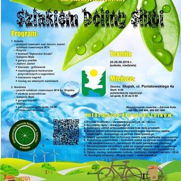 Grafika Zapraszamy na IV Rajd Rowerowy "Szlakiem Doliny Słupi"