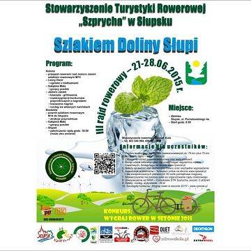 Grafika Zapraszamy na III rajd rowerowy szlakiem Doliny Słupi