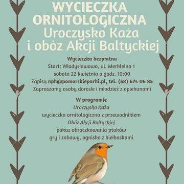 Grafika Zapisy na "Wycieczkę ornitologiczną - Nadmorski Klub Przyrodnika"