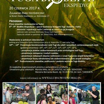 Grafika Tuga Bioblitz – Ekspedycja