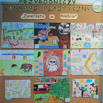 Finał konkursu plastycznego "Zwierzęta w mieście" Grafika Finał konkursu plastycznego "Zwierzęta w mieście"