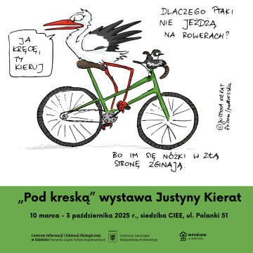 Grafika „Pod kreską” - wystawa komiksów Justyny Kierat