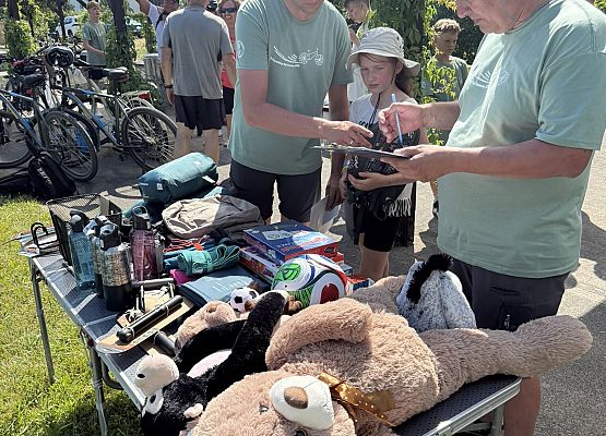 Grafika Fotorelacja z 3 Przyrodniczego Rajdu Rowerowego w NPK