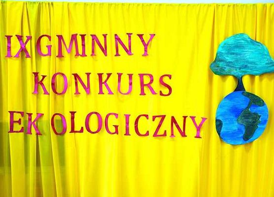 Grafika IX Gminny Konkurs Ekologiczny