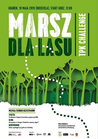 Grafika Marsz Dla Lasu. TPK Challenge