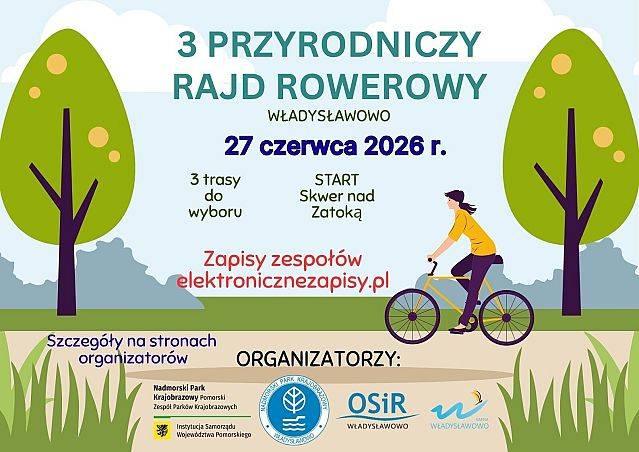3 Przyrodniczy Rajd Rowerowy - Zaproszenie Grafika 3 Przyrodniczy Rajd Rowerowy - Zaproszenie