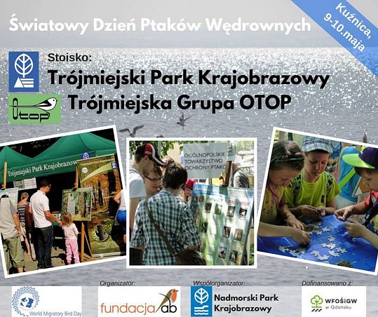 Grafika Trójmiejski Park Krajobrazowy na Światowym Dniu Ptaków Wędrownych
