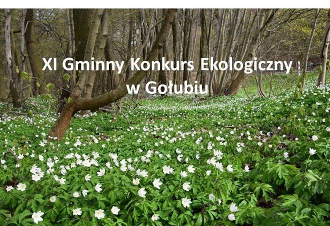 Grafika XI Gminny Konkurs Ekologiczny