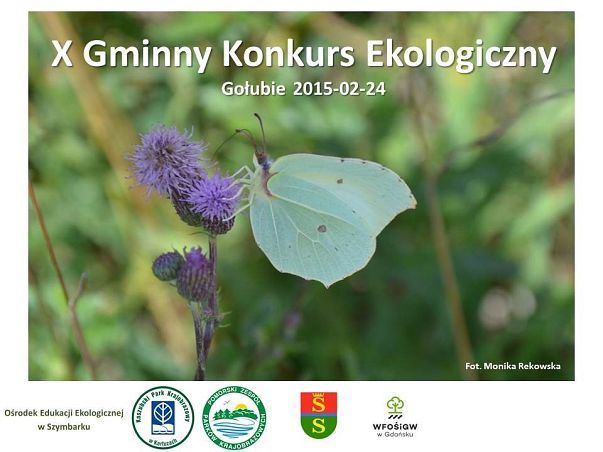 Grafika X Gminny Konkurs Ekologiczny w Gołubiu