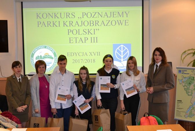 Grafika III etap konkursu Poznajemy Parki Krajobrazowe Polski