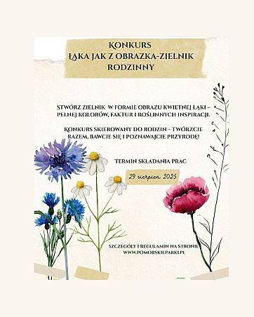 Grafika Łąka jak z obrazka – zielnik rodzinny